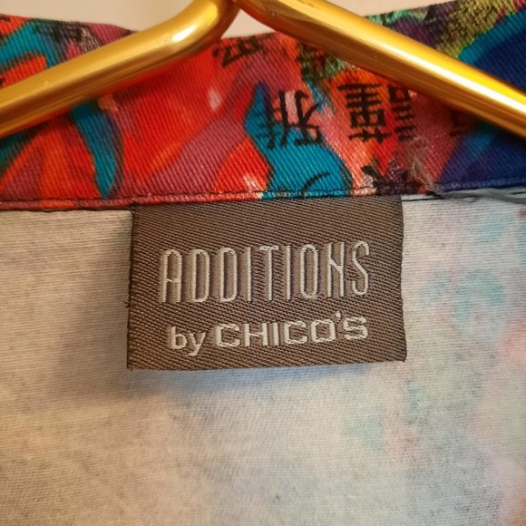 Chico's Asian-Theme Jacket - Picture 3 of 4